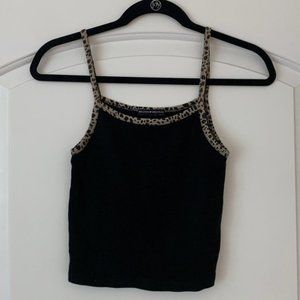 ♡ Brandy Melville cheetah tank top